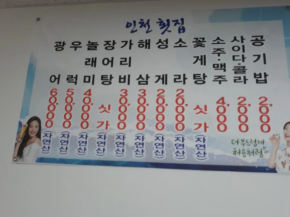 오션뷰횟집 인천 중구 애견맛집