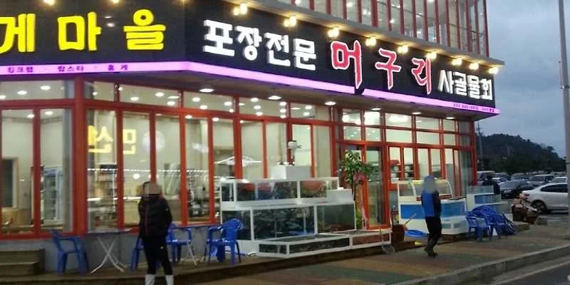 머구리횟집 속초시 애견맛집