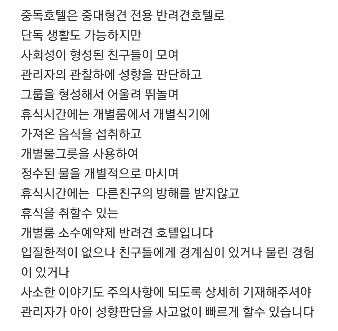 애견호텔 중독 파주시 애견숙소
