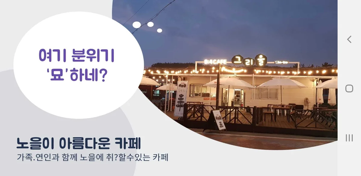 그리울 고창군 애견카페
