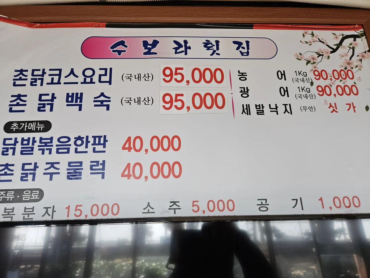 수보라횟집 무안군 애견맛집